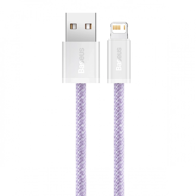 Baseus dynamický kábel USB na Lightning 2m fialový