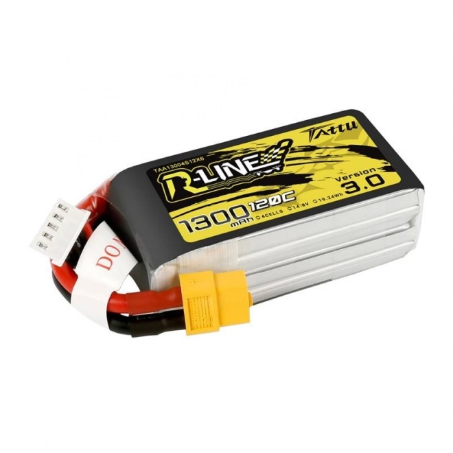 Akumulátor LiPo Tattu R-Line 1300mAh 14.8V 120C Gens Ace XT60