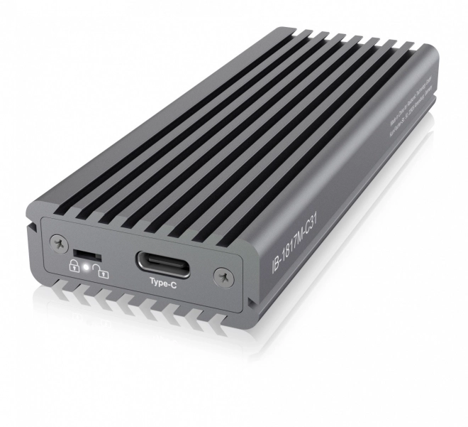 Icy Box externé puzdro pre SSD M.2 NVMe s USB‑C 10 Gb/s
