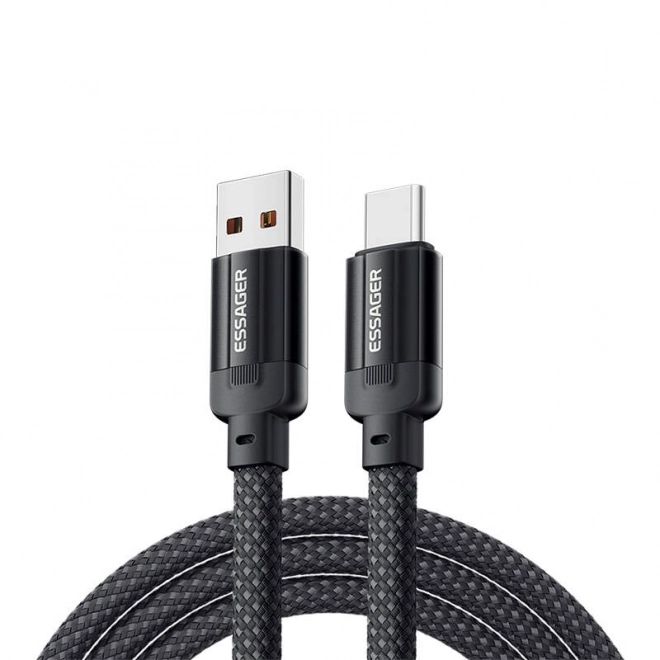 Usb na usb-c kábel Essager 100W 1m čierny