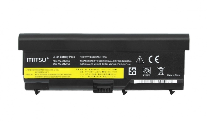 Batéria pre notebooky Lenovo - MITSU 6600 mAh