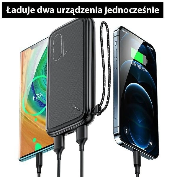 Powerbanka Usams PB56 10000mAh zelená