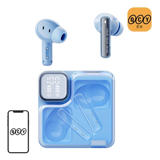 Bezdrôtové slúchadlá QCY MeloBuds Neo T31 modré
