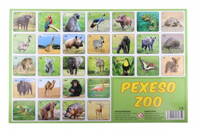 Pexeso Zoo Fotografie