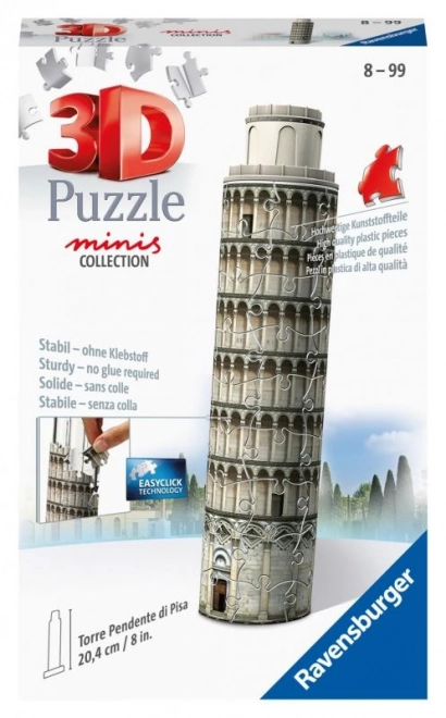 Ravensburger 3D Puzzle Mini Šikmá Veža, Pisa