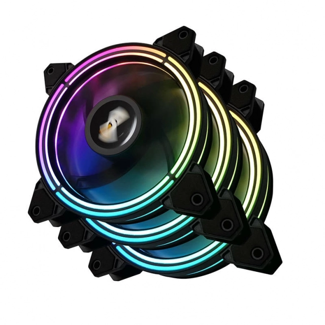 Sada počítačových ventilátorov ARGB Darkflash CF11 Pro 3v1