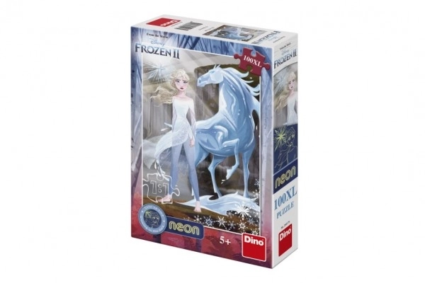 DINO svietiace puzzle Frozen 2 XL 100 dielikov