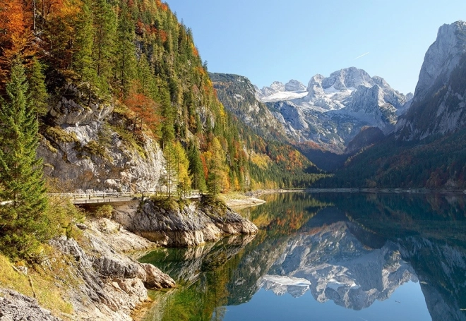 Castorland Puzzle Gosausee, Rakúsko 1500 dielikov – Gosausee, Rakúsko