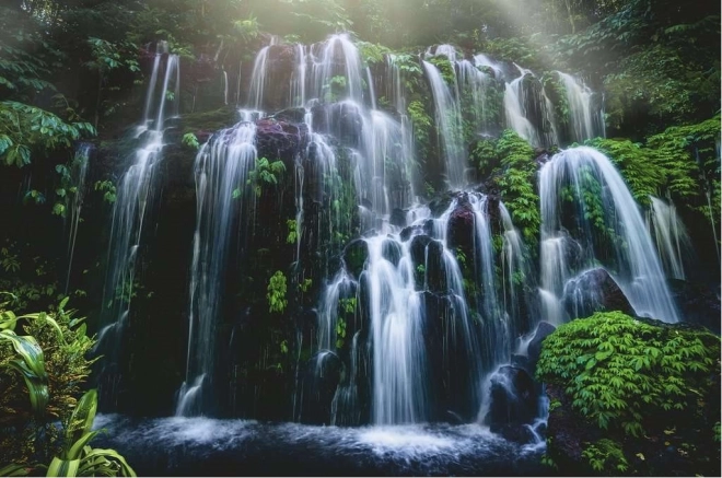 Ravensburger puzzle Waterfall Retreat Bali 3000 dielikov