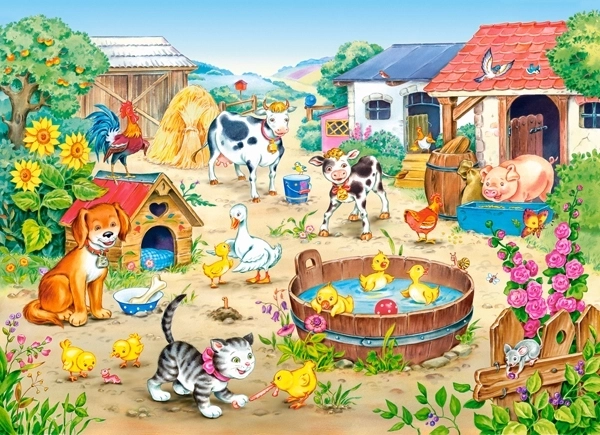 Puzzle farma 60 dielikov Castorland