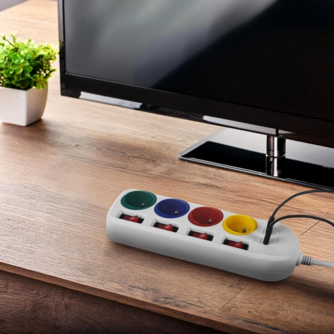 Maclean predlžovací kábel s USB A/C