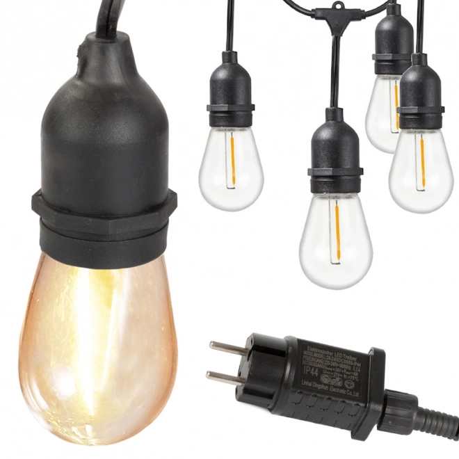 Girlanda 15 LED E27 15m