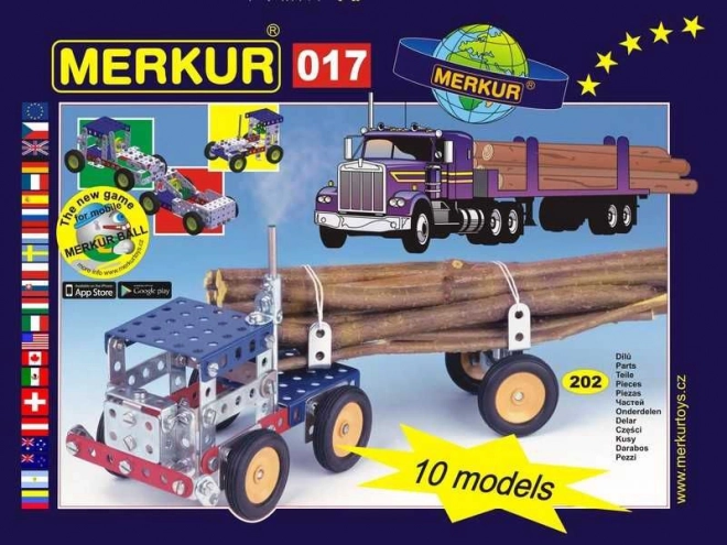 Nákladné auto Merkur 017 - 202 dielikov