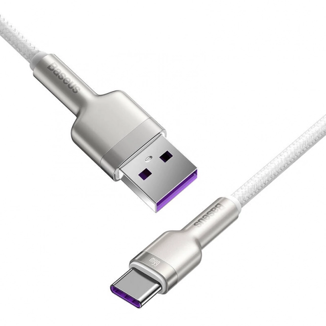 Kabel Usb Pro Usb-C Baseus Cafule, 66 W, 1 m (biely)