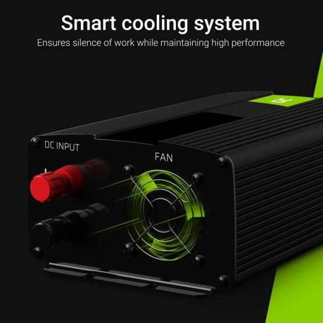 Prenosný menič napätia Green Cell 12V na 230V 1000W/2000W
