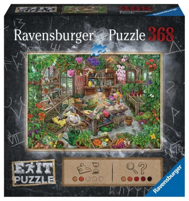 Ravensburger Úniková hra Puzzle Skleník