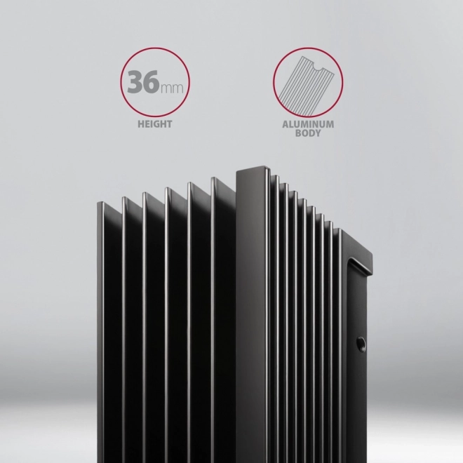 Pevná hliníková chladiča pre SSD disky M.2