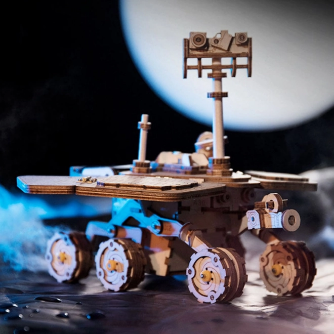 Rokr 3D drevené puzzle planetárne vozidlo Vagabond Rover na solárny pohon