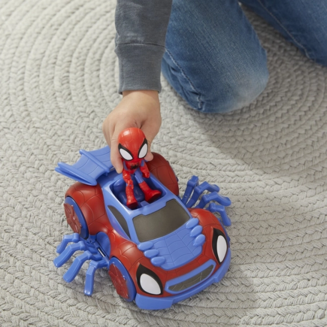 Figúrka s vozidlom zo seriálu Spider-Man a jeho úžasní priatelia