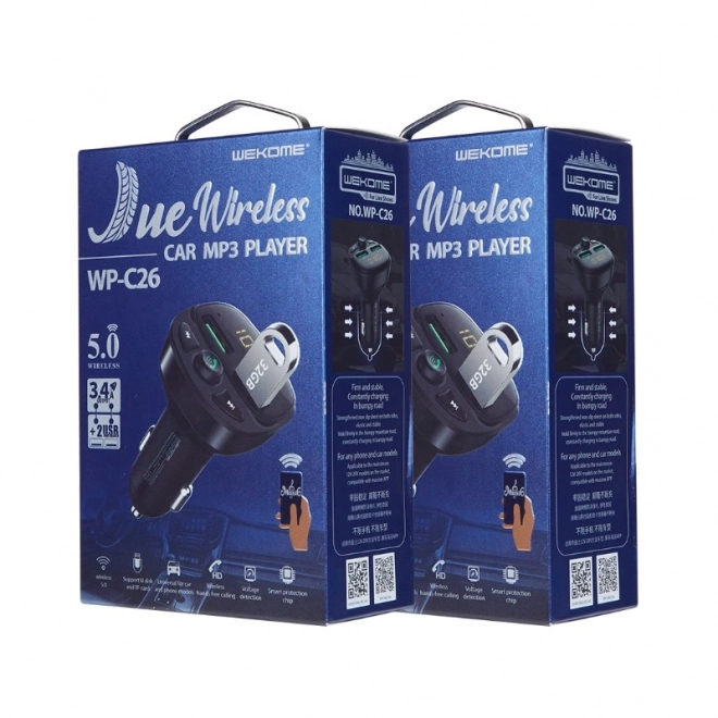 Bluetooth FM Transmiter a nabíjačka do auta