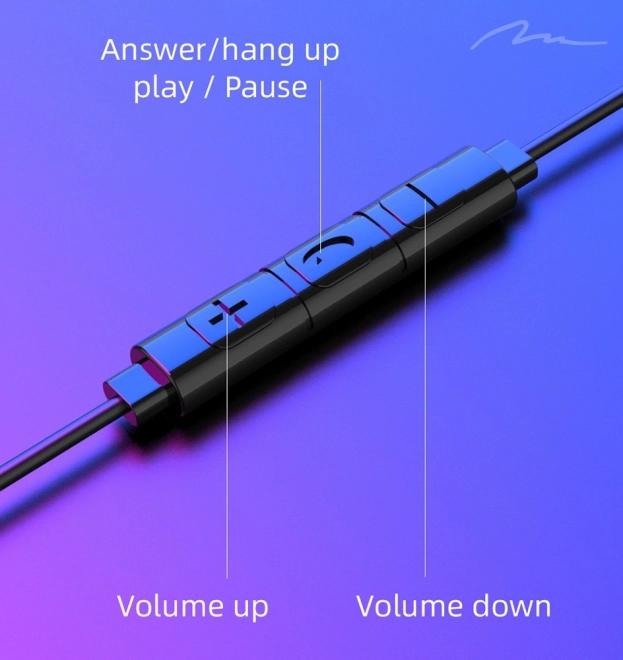 Slúchadlá Earphones USB-C Media-Tech