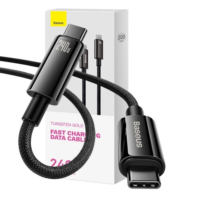 Kabel Baseus Tungsten Gold 240W USB-C na USB-C