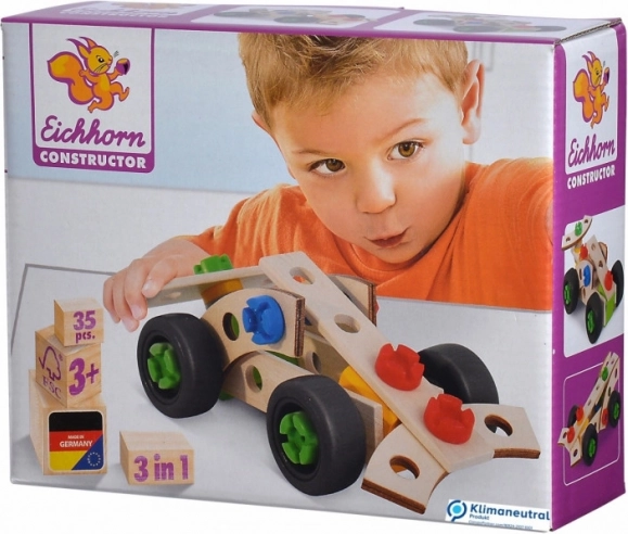 Stavebnica Eichhorn Constructor Race Car 35 dielov