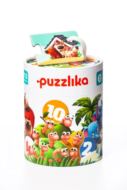 Puzzlika Priatelia - náučné puzzle 20 dielikov