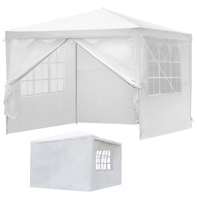 Pavilón Záhradný Stan 3x3 m Biely