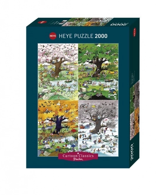 Puzzle 2000 dielikov - Štyri ročné obdobia