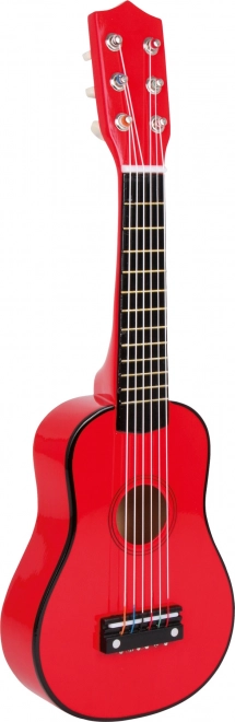 Detská gitara červená