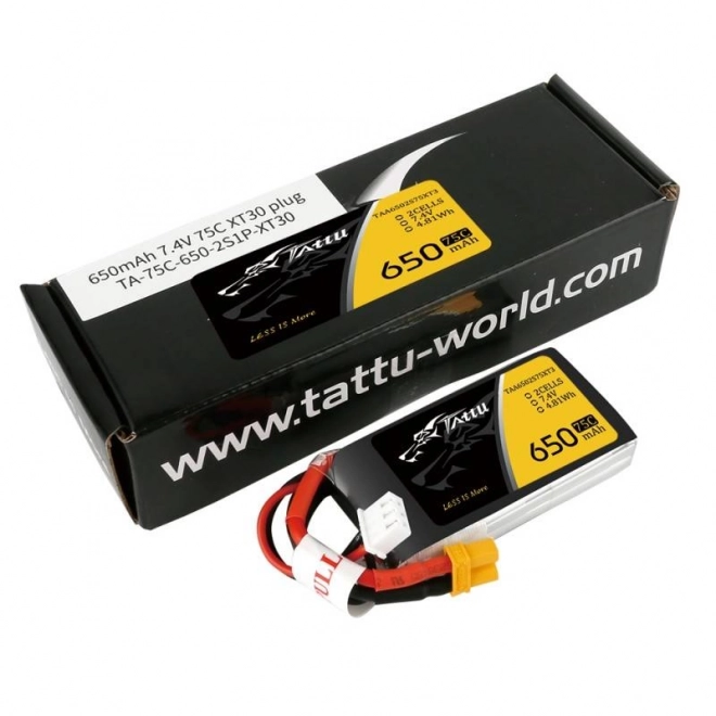 Akumulátor 650mAh 7.4V 75C Tattu Gens Ace