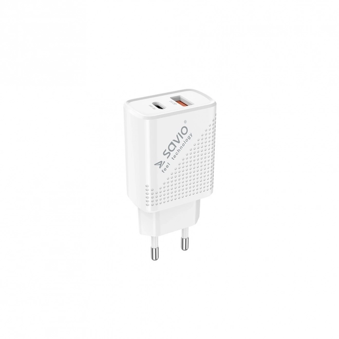 SAVIO nabíjačka USB Quick Charge Power Delivery 3.0