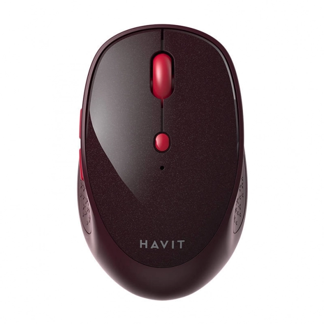Bezdrôtová myš Havit červená