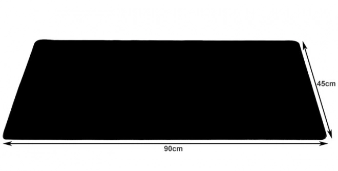 Podložka pod myš a klávesnicu - čierna