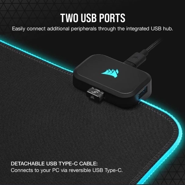 Podložka pod myš s RGB osvetlením CORSAIR MM700