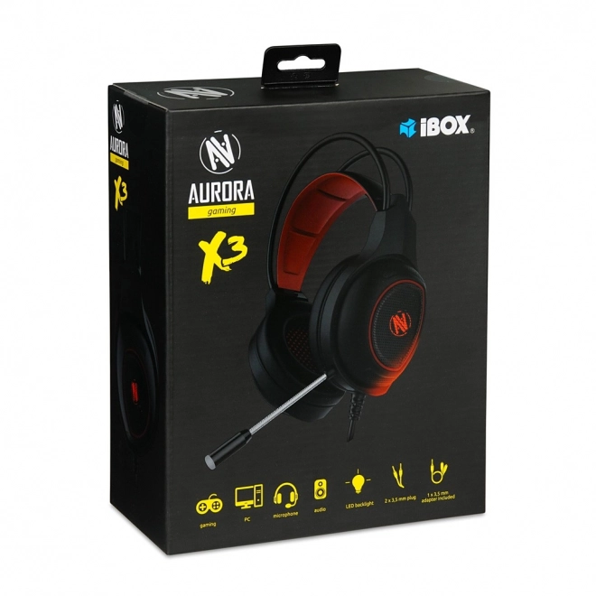 Slúchadlá pre hráčov Aurora X3