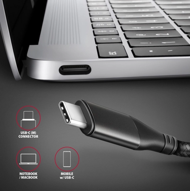 USB-C na HDMI 2.0 4K/60Hz adaptér s 1.8m káblom
