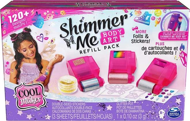 Náhradná sada na tetovanie Cool Maker Shimmer Me