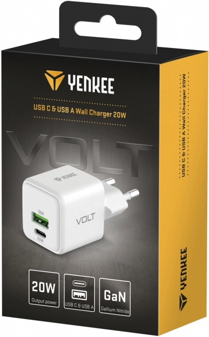Kompaktná USB nabíjačka GaN VOLT 20W