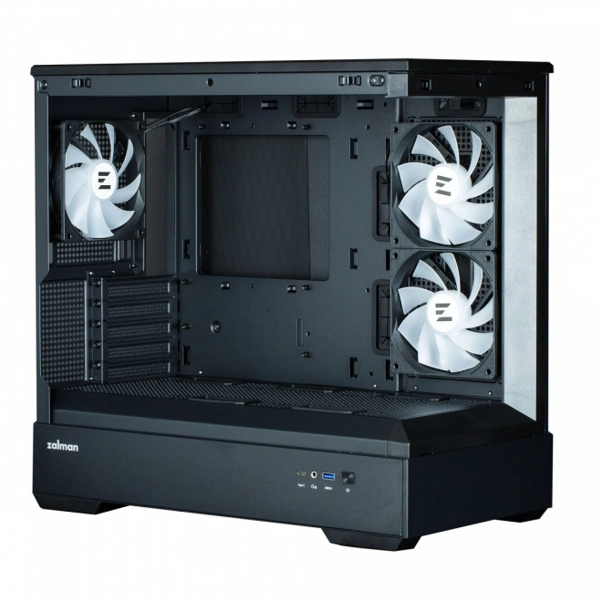 Elegantná herná skriňa MicroATX s RGB osvetlením