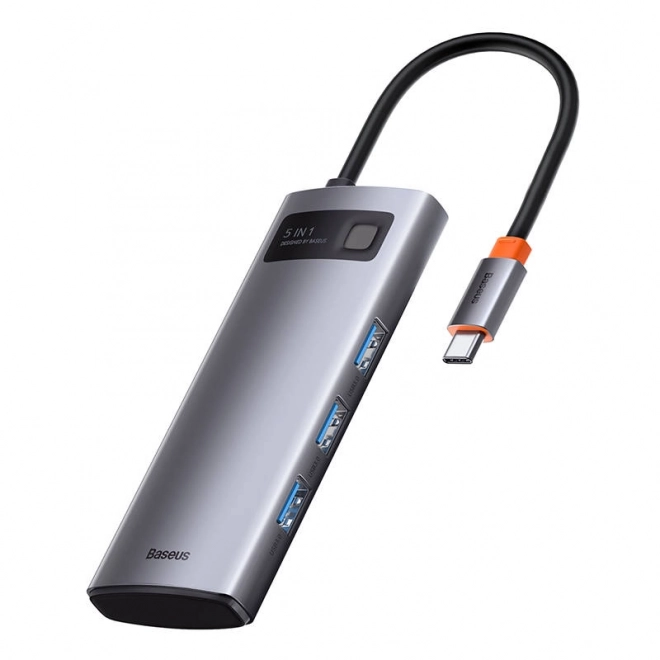 Adaptér 5v1 Baseus USB-C na HDMI, USB 3.0 a PD