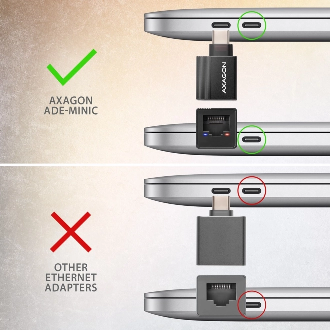 Externá sieťová karta Gigabit USB-C Ethernet adaptér