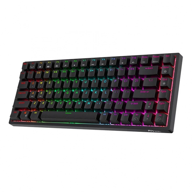 Bezdrôtová mechanická klávesnica Royal Kludge RK84 RGB s hnedými spínačmi