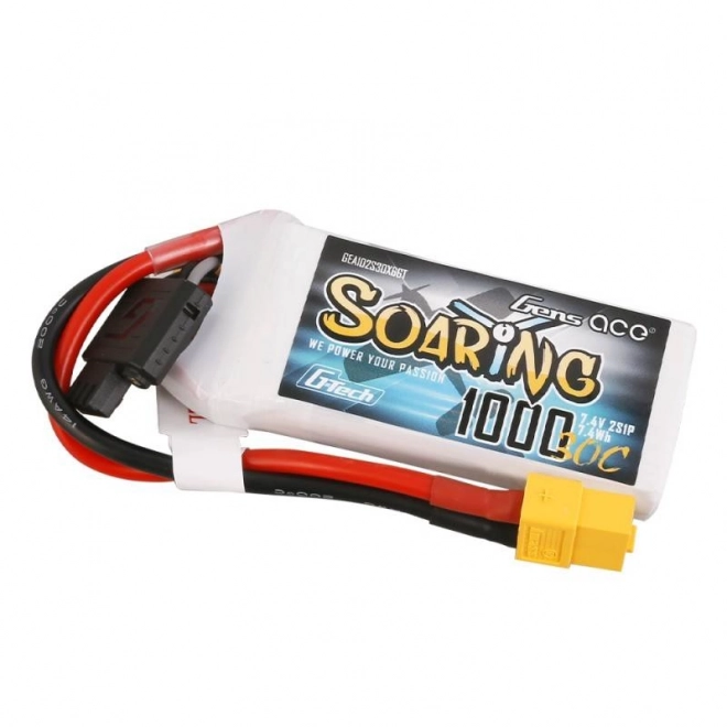 Batéria Gens Ace Soaring 1000mAh 7,4V 30C 2S1P XT60