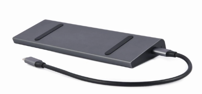 Adaptér USB-C 9v1 s HDMI, USB-C PD, VGA, DP, USBx3, Audio a LAN