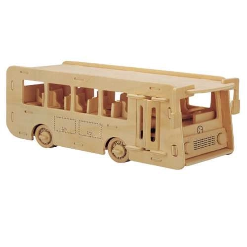 Drevené 3D puzzle Autobus