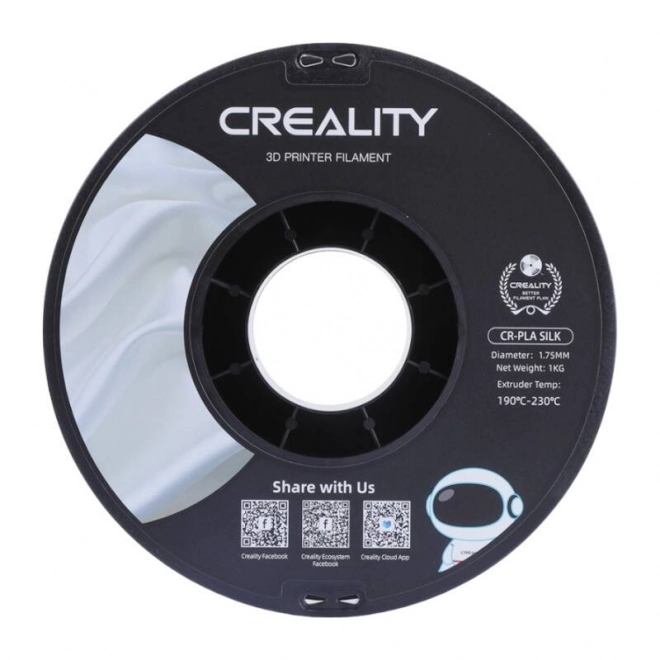 Filament CR-Silk PLA fialový od Creality