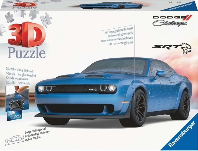 Ravensburger 3D puzzle Dodge Challenger SRT Hellcat Widebody