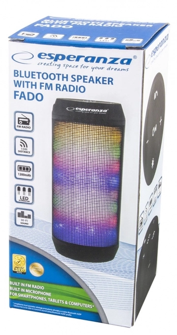 Bluetooth reproduktor s LED podsvietením